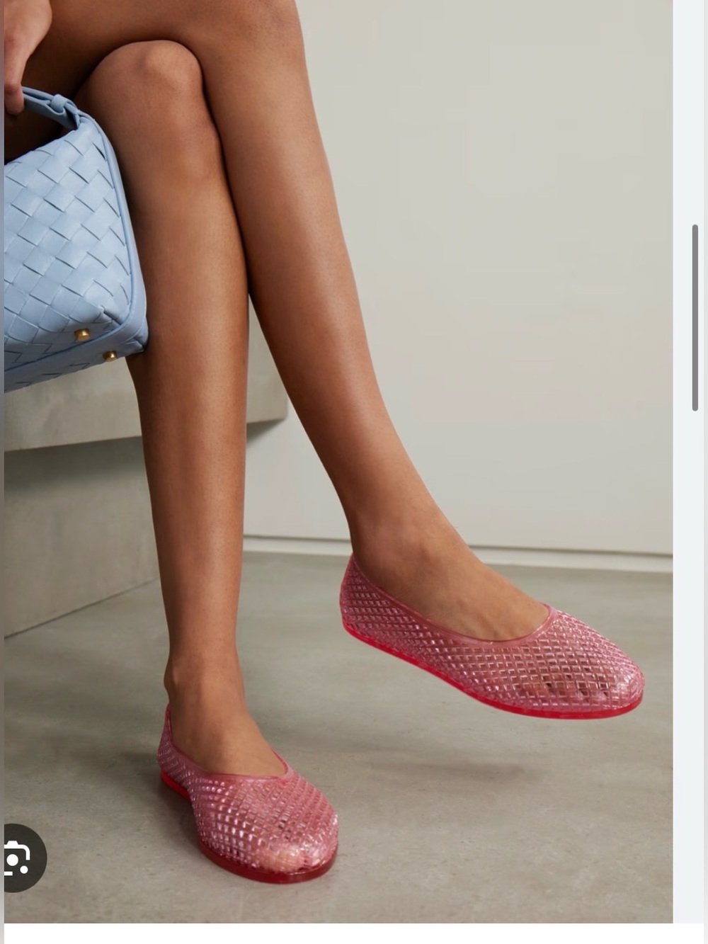 Ancient Greek sandals Iro Flat pink